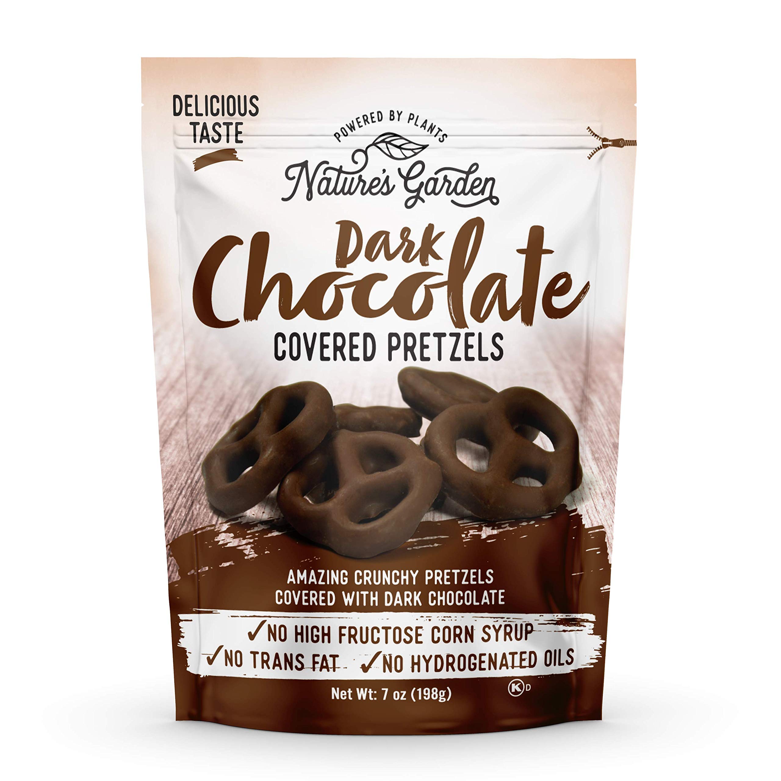 Amazon.com: Nature's Garden Dark Chocolate Covered Pretzels - No
